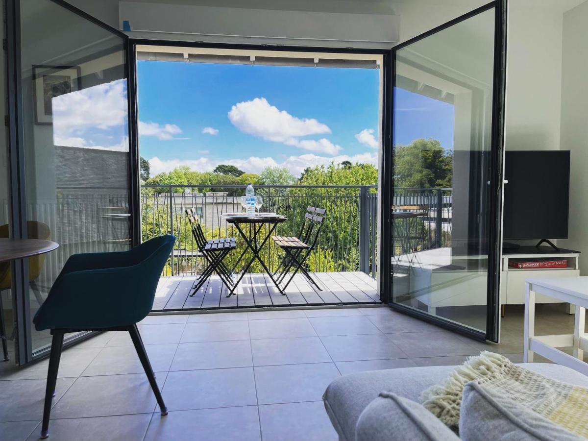 Bella Cruz, 66m2, prestations premium, Terrasse, parking box, 5 min plage Prieuré, Commerces Dinard Esterno foto