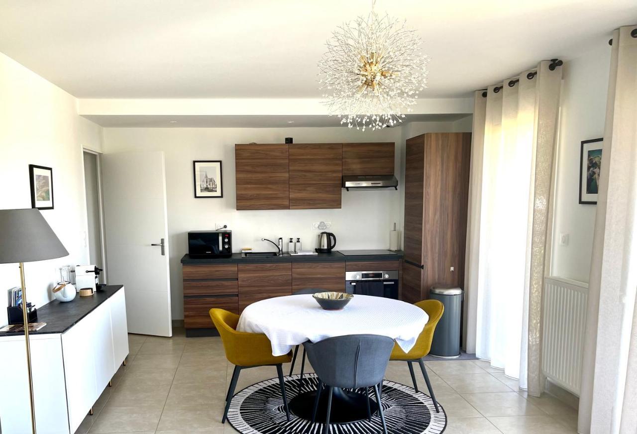 Bella Cruz, 66m2, prestations premium, Terrasse, parking box, 5 min plage Prieuré, Commerces Dinard Esterno foto